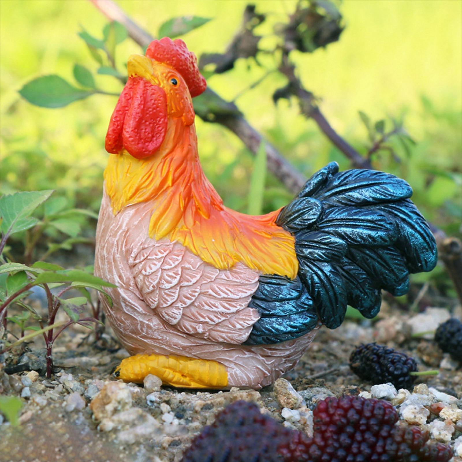 

Садовые статуи, скульптура цыпленка, художественные изделия ручной работы, фигурки животных для двора