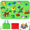 Montessori Animal Busy Board (Farm/Space/Insects/Ocean/Arctic) – Flannel Sensory Toy for Kids, Ideal Birthday Gift