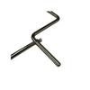U-Shaped Double-Headed Drum Connection Rod with Jazz Percussion Cowbell Extension Clip & Stand