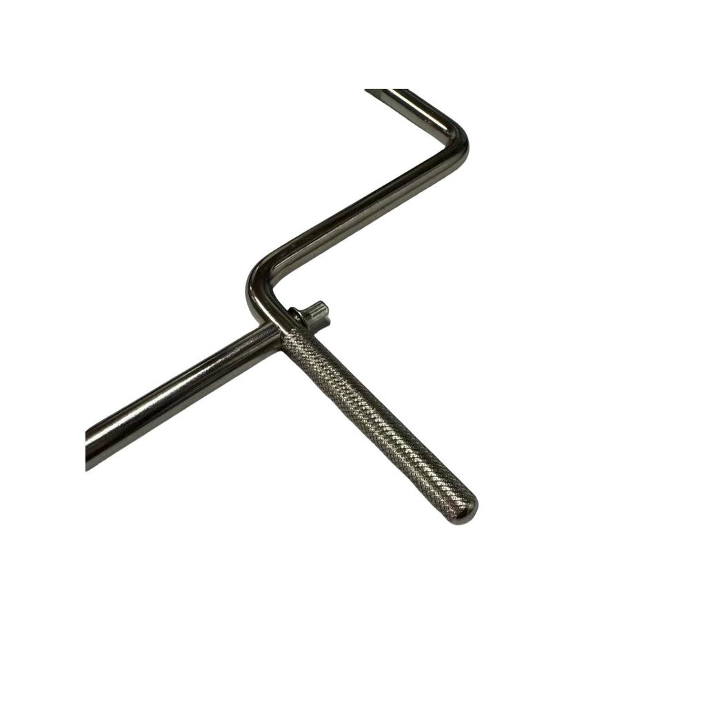 U-Shaped Double-Headed Drum Connection Rod with Jazz Percussion Cowbell Extension Clip & Stand