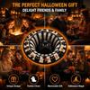 3D Visual Round Plushie Rug Ghost Cat Pattern Holiday Doormat Spooky Halloween Rug  Living Room