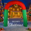 7.87FT Inflatable Arch Santa Claus Snowma Toy With LED Lights Xmas Yard Lawn Party Decor Christmas Home Supplies Ornaments Gifts