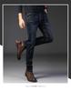 Men's Straight-Leg Loose Elastic Jeans