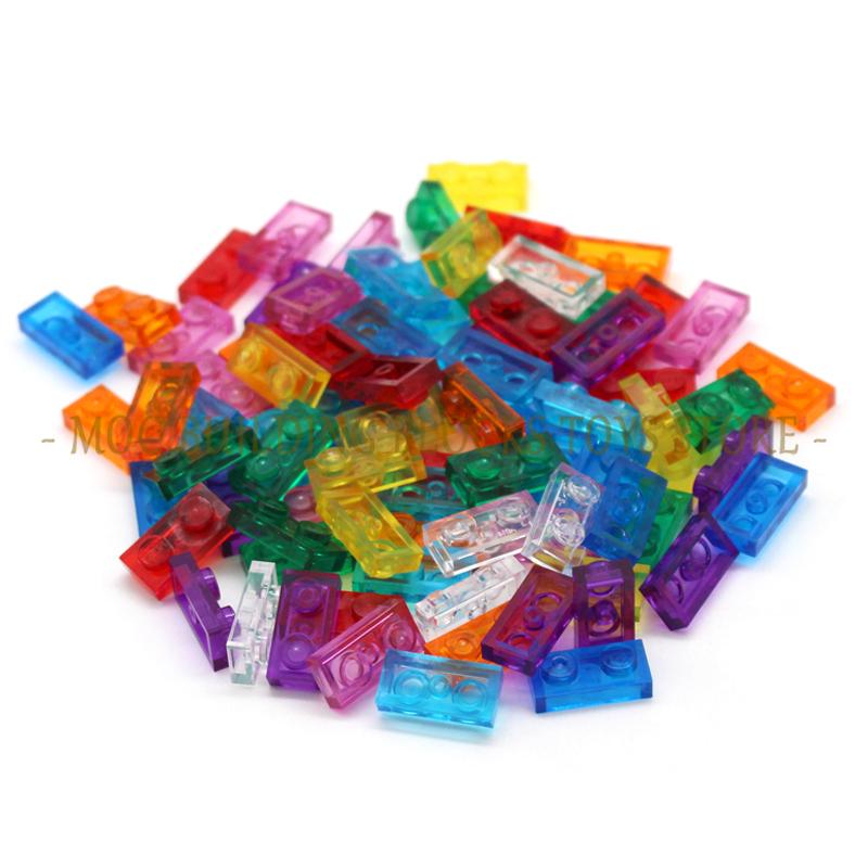Moc Parts 3023 Plate 1X2 Building Block Bricks Classic Diy Architecture Creative Education Compatible With Accessories Toys