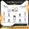 Black Warrior Brushed Car Sticker for Roewe i5/i6/i6max Interior Central Control Decoration