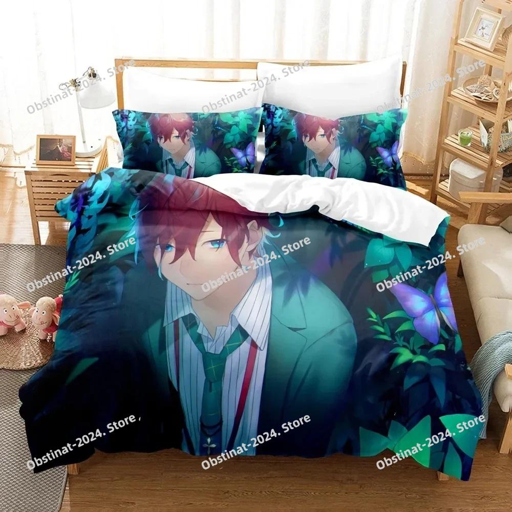3D Printed Hypnosis Mic Division Rap Battle Bedding Set Boys Girls Twin Queen Size Duvet Cover Pillowcase Bed Kids Adult