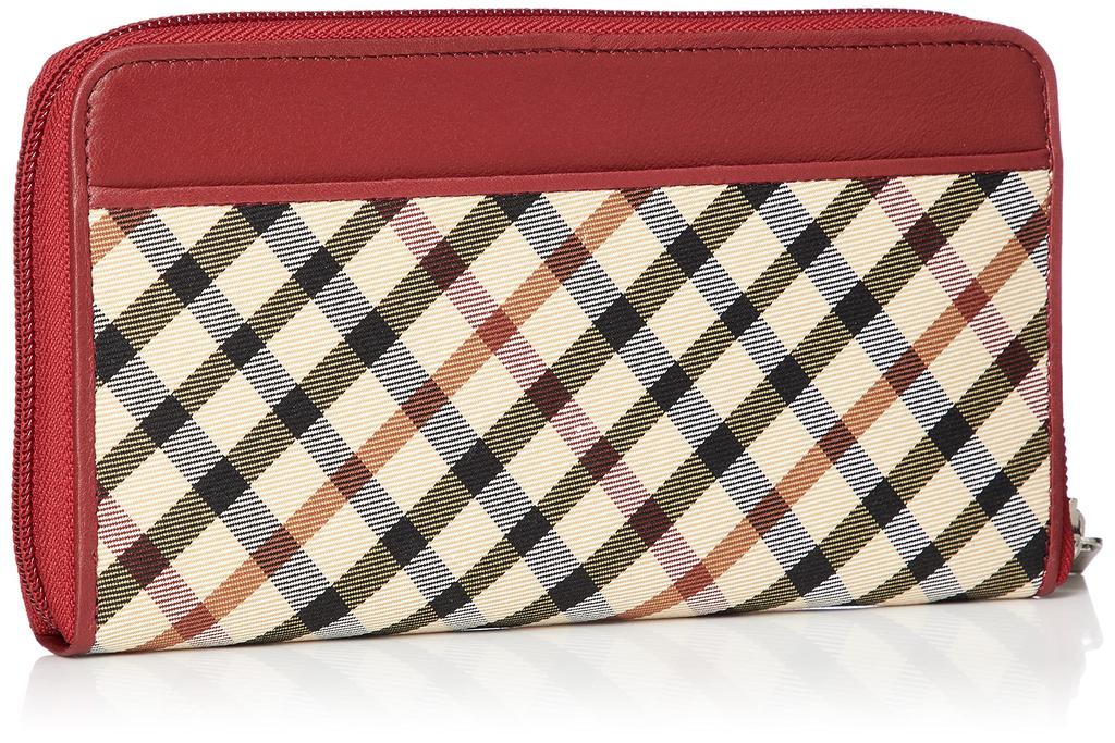 Daks HouseCheck Long Wallet, Red