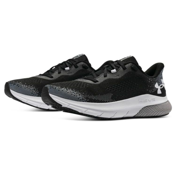 Under Armour HOVR Turbulence 2 Black White Men Sneakers Jet-Grey 3026520-001