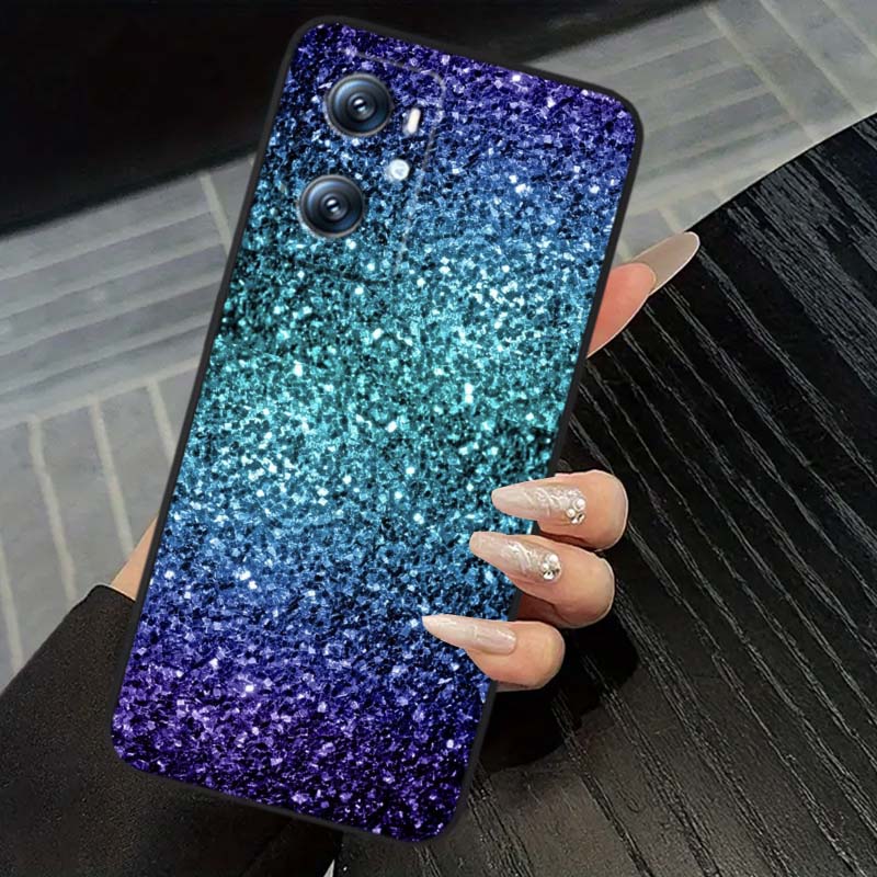Shining creative patterns For OPPO Reno 5 6 7 A96 A40 A58 Realme GT A74 A78 Neo2 A74 A78 Find X5 X3 X7 X8 Black Phone Case