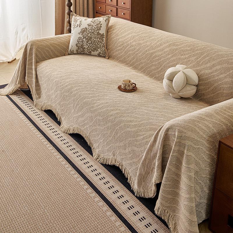 Universal Non-slip Chenille Sofa Cover - All-season, One-piece Throw Blanket