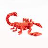 3D Printed Scorpion Figurine Movable Joints Simulation Scorpion Figure Articulated Animal Model Toy Home Office Bookshelf Desktop Decoration Ornament