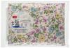 Koji Company Salt Pillow, Fiolfata, 30cm X 20cm, Made In Japan, Floral Print, Pink, 140142