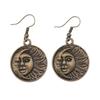 Drop & Dangle Earring Sun Moon Vintage Jewelry SuppliesEarring Size 18x19mm QE030