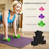 2 X 1kg, 2 X 2kg, 2 X 3kg Dumbbells Set with Dumbbell Rack, Hand Weights for Home Gym Training