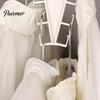 360 Degree Rotating Hook V Shaped Double-Sided Closet Organizer, Multi-Layer Vertical Hanger, with V-shaped Double-sided Hanger 12 Non-Slip