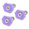 High Pressure Washer Sprayer Nozzle Tip 1/4" Quick Connector Plugs Male Thread 0 Degree Water Jetters Nozzle