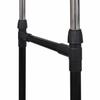 Adjustable Clothes Rack with 4 Casters and 2 Clothing Rods