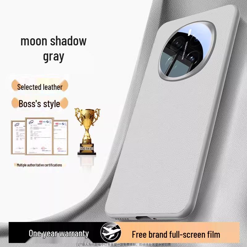 Honor Magic7 Echtleder Mattiertes Schutzhülle - Vollständige Abdeckung, Sturzsicher