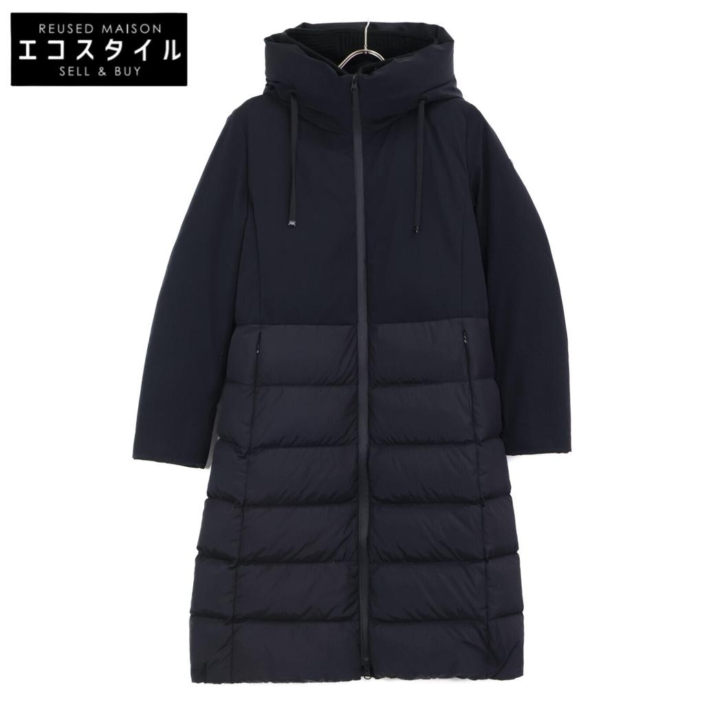 DUNO Navy NAIVE ISCH532 Switching Down Coat coat 42 NavyUsed