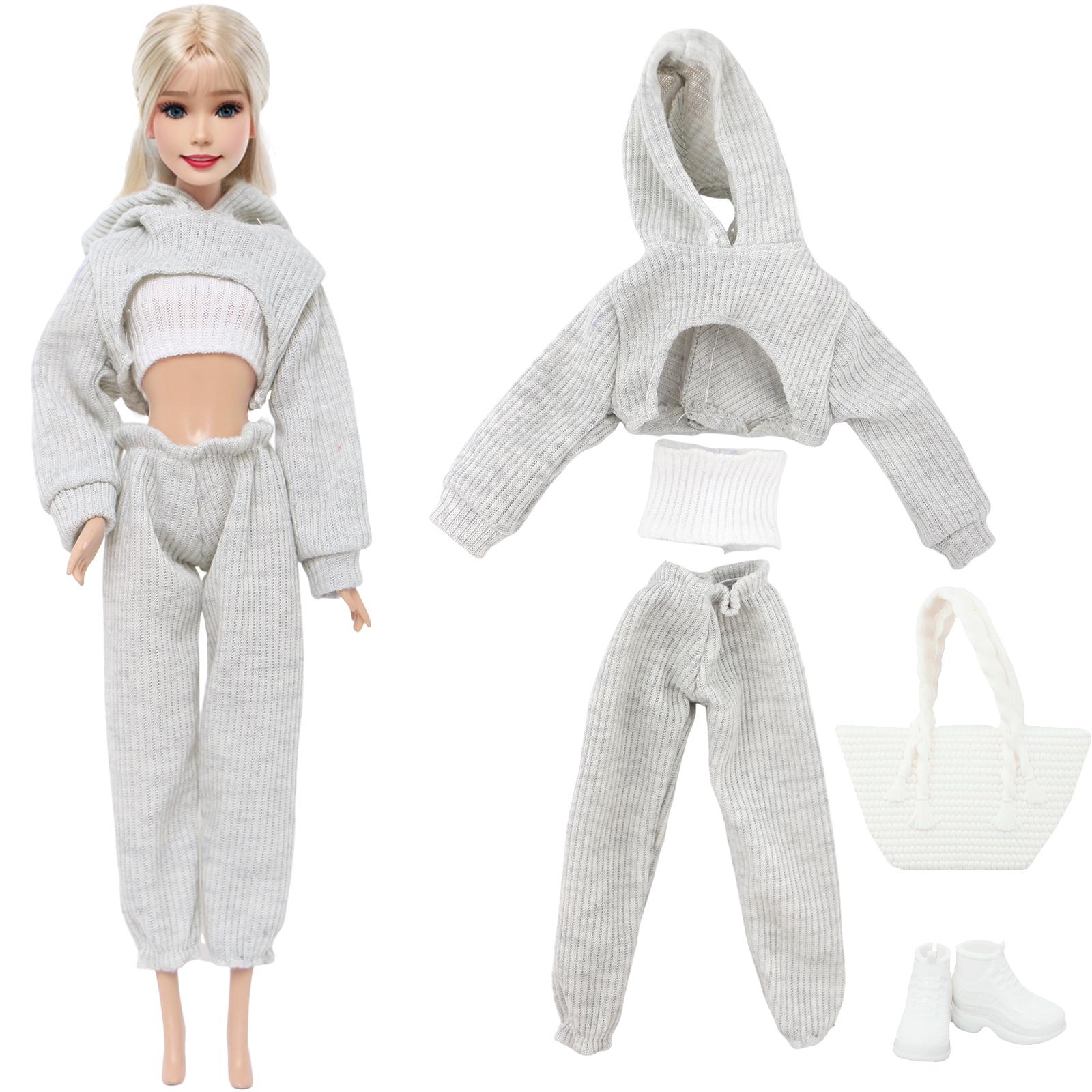 

BJDBUS Одежда для куклы 11,5 дюймов Ba Кукла bie Праздничное платье Вечернее платье Повседневная рубашка Брюки Спортивный костюм Обувь Сумка Аксессуары Детский подарок