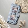 Funny Cartoon Horse Print Wallet Fashion Casual Large Capacity Long Purse for Women Men Daily Use Gift for Horse Lovers