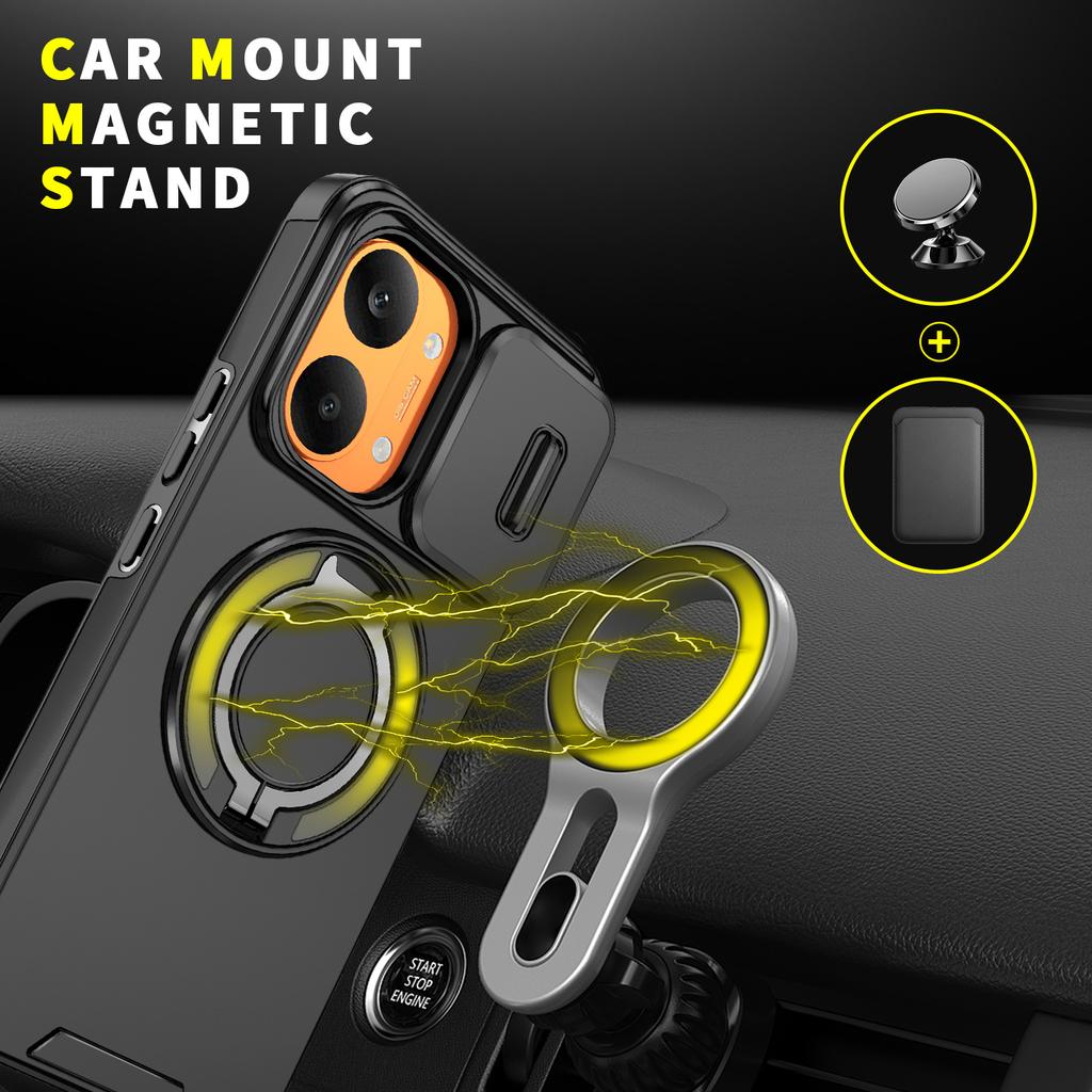 Shockproof Lens Protection Case for Xiaomi POCO X8 Pro MAX X6 X7 F8 Ultra M8 Pro F7 Pocox8 Stand Holder Ring Accessories