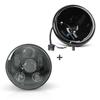5.75" LED Headlight Set for Harley Davidson Front Lights C6 Black
