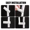 Curved Curtain Rail Flexible Ceiling Track Ceiling Mount Track Curtain System