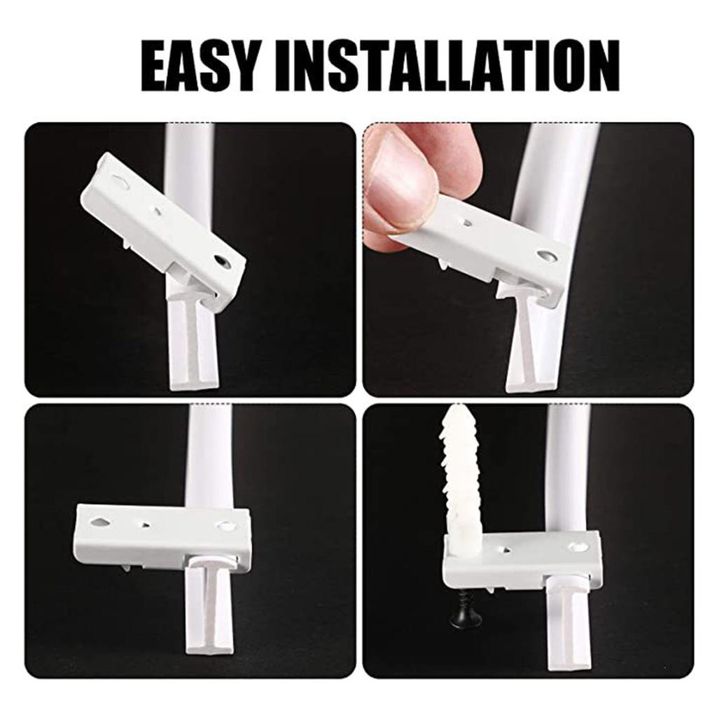 Curved Curtain Rail Flexible Ceiling Track Ceiling Mount Track Curtain System