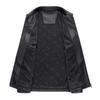 New Autumn and Winter Genuine Leather Jackets for Middle-aged Men and Dads Leather Jackets Business Lapel Plus Velvet Leather Jackets