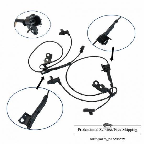 2X Front Left & Right ABS Wheel Speed Sensor For Toyota Corolla 09-13 1.8L 2.4L