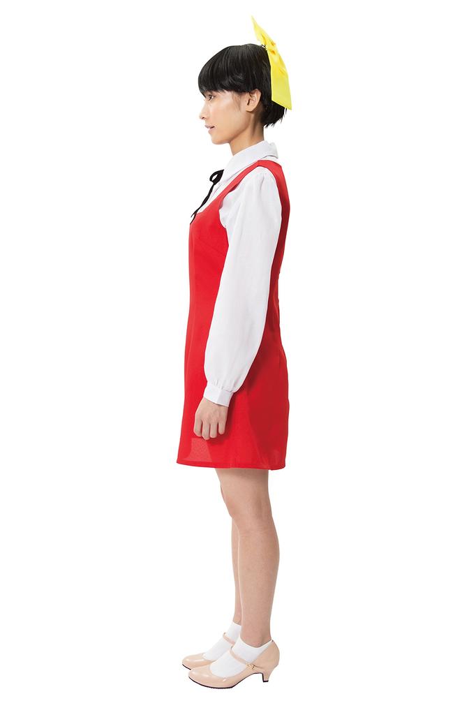 Clearstone Gegege no Kitaro Official Halloween Cosplay Cat Girl Costume for Red Women,