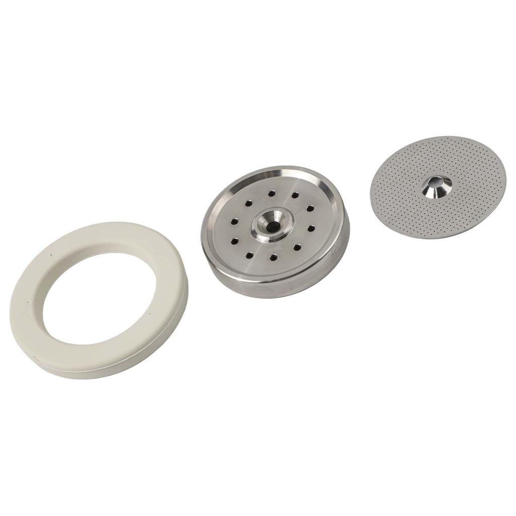 Stainless Steel Coffee Machine Shower Screen Holder Set with Silicone Gasket for Breville Espresso Easy Maintenance