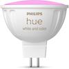Connected Bulb - PHILIPS HUE - MR16 - White and Colored Light - Bluetooth Compatible - Works with App and Voice