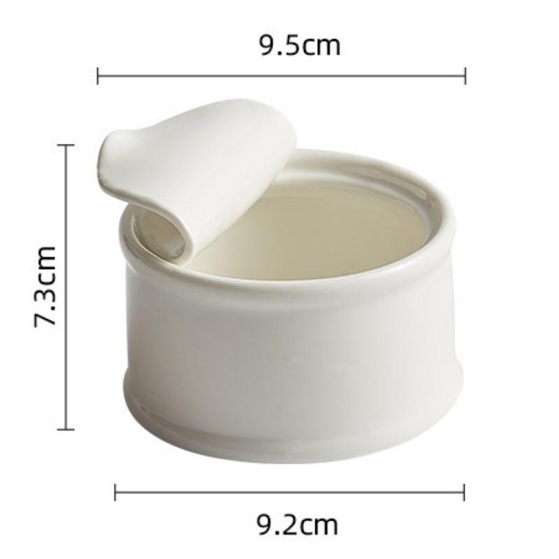 Creative Ceramic Can Dessert Bowl Hotel Restaurant Specialty Small Stew Cookware Tableware Pudding Baking Bowl