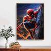 Full Round Diamond Painting Spider-man High Up Art Rhinestone Picture Mosaic DIY 5D Cross Stitch Embroidery Home Decoration