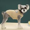 Popular Warm Checkered Fleece Dog Sweater - Comfortable, Thickened, Close-Fitting Vest for Spring, Autumn, and Winter.