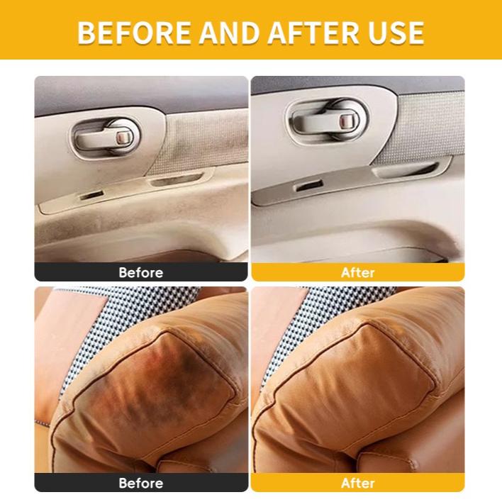 650ml Foam Cleaner Multi-purpose Cleaner Suitable for Car Interior Cleaning RV Interior Cleaning Kitchen Stain Cleaner with Attached Brush