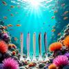 1Pc Creative Fish Ballpoint Pen Ocean Signature for Stationery School Office Supply (Random Color)