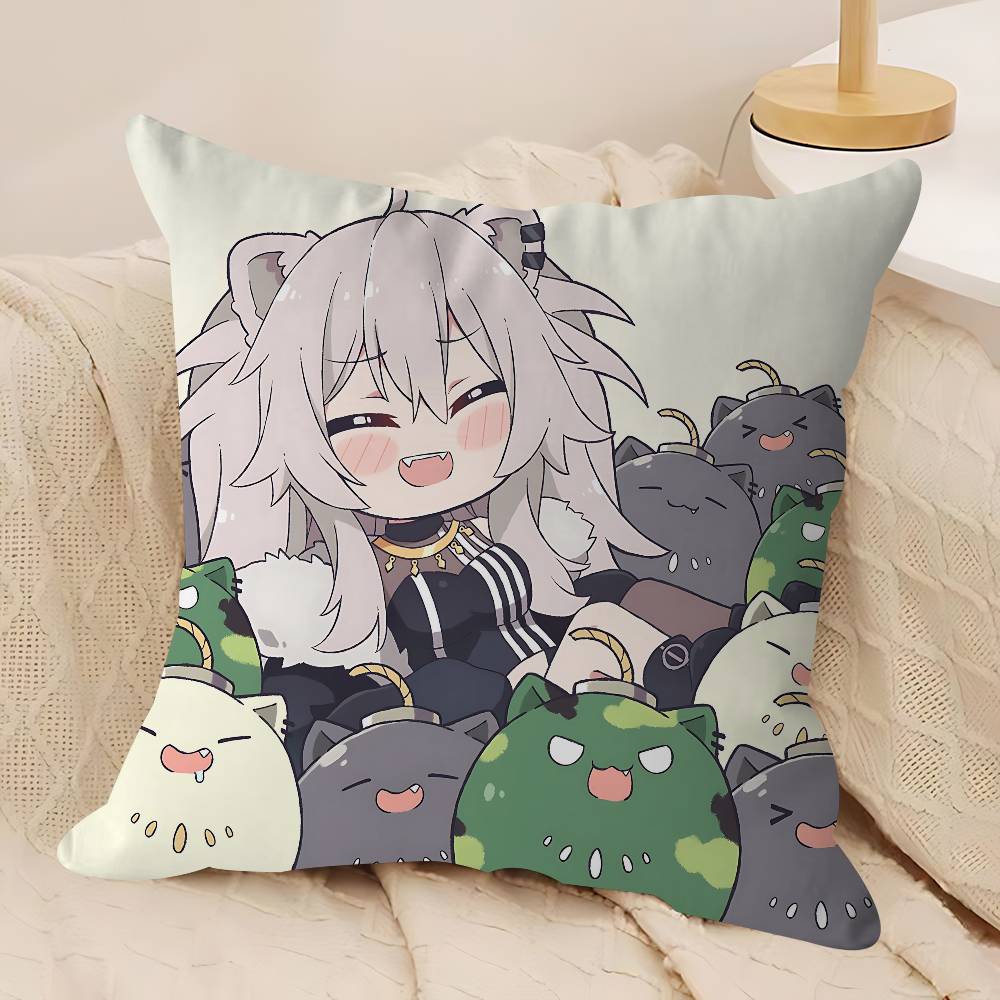 

H-Hololive S-Шиширо Б-Ботан Наволочка Чехол для диванной подушки Украшение для дома и комнаты Детский подарок 12x12Inch
