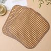 4 Piece Breathable Rattan Cooling Seat Cushion Non-slip Car Chair Cushion  Dinning Chair