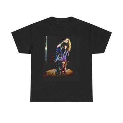 Janis Joplin Bühnenfoto T-Shirt BRANDNEU Bekleidung USA