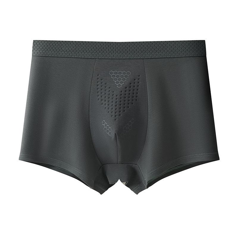 Men's Autumn and Winter Cordyceps Care Pure Cotton 10A Antibacterial Breathable Briefs
