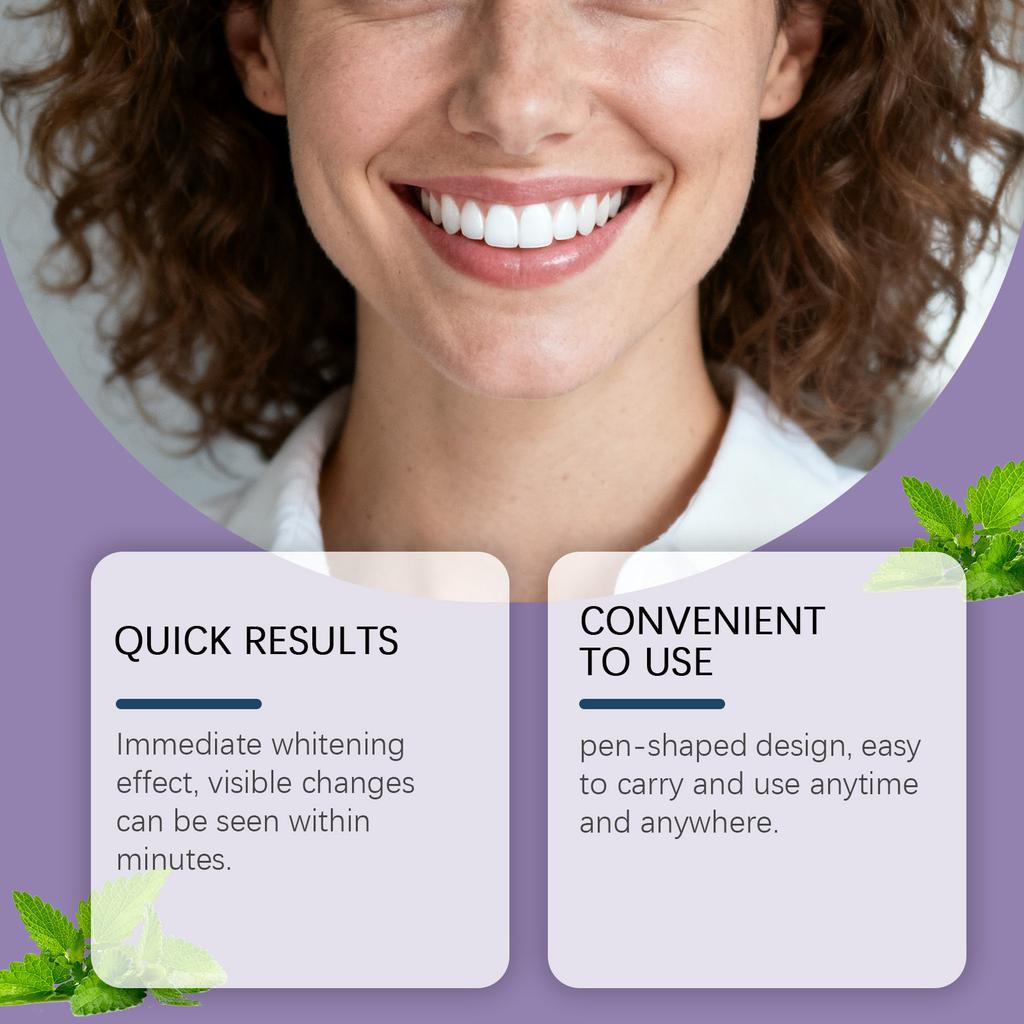 Purple Teeth Care Gel, Daily Post-Meal Cleanse for Interdental Gaps, Fresh Breath Care Pen