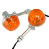 Ager CB Type Hawk Turn Signal Valve with Stay, Orange, General Purpose, 2 Pieces