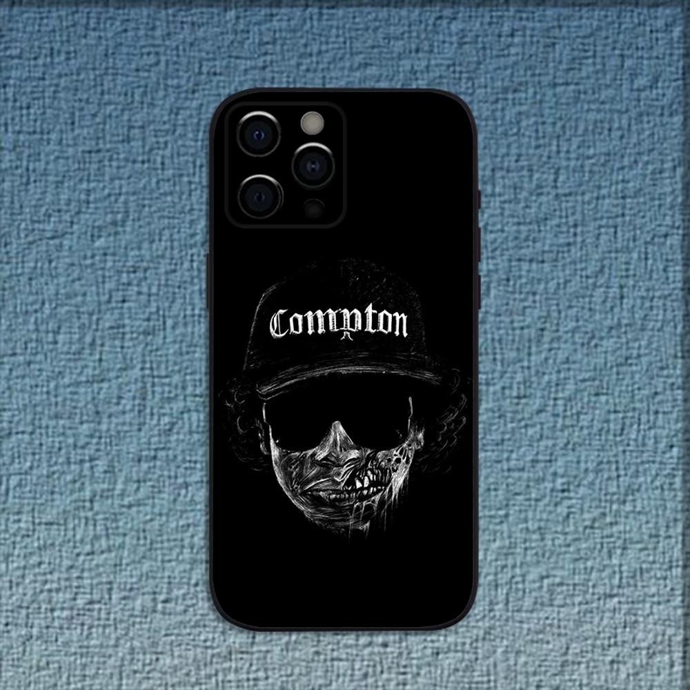 E-Eazy E Rapper Phone Case For iPhone 16,15,14,13,12,11,Pro,X,XS,Max,XR,Plus,Mini Soft Black Cover iPhone11PRO