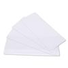 Blank PVC Cards - Pack of 100 - 120 X 50 Mm - Glossy White 0.50 Mm - High Quality Printing