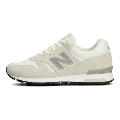Nb 565 Lekkie Wygodne Wszechstronne Tkaninowe Buty Casual do Biegania Niskie Trampki Unisex Jasnoszary ML565EW1