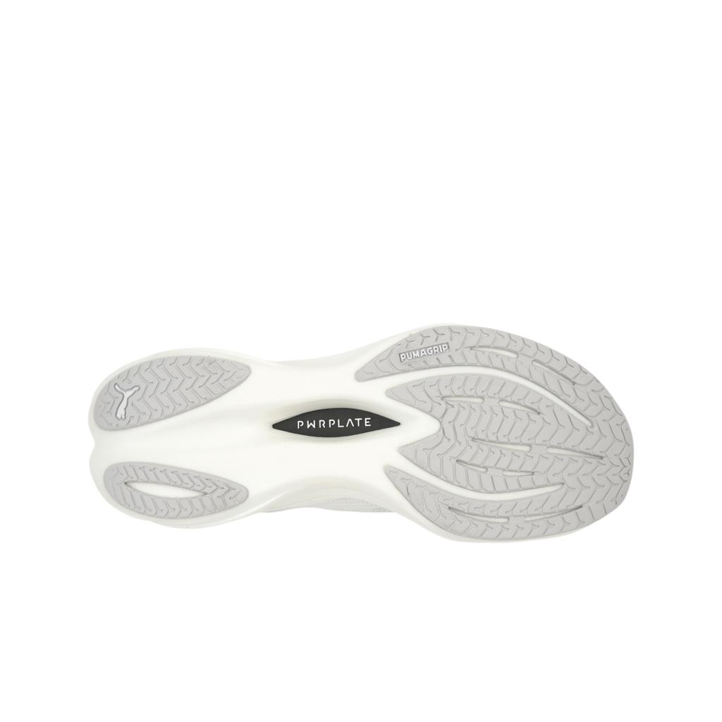 Puma Deviate Nitro 3 Blanco Pluma Gris Zapatillas Hombre Plata 309707-10