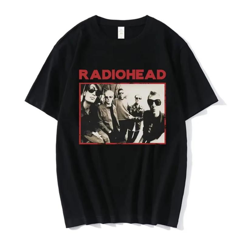 

Vintage Classic Radiohead T Shirt Men Tees North America Tour Rock Boy Women s Tshirt Camisetas Hombre Hip Hop Street Casual ... S